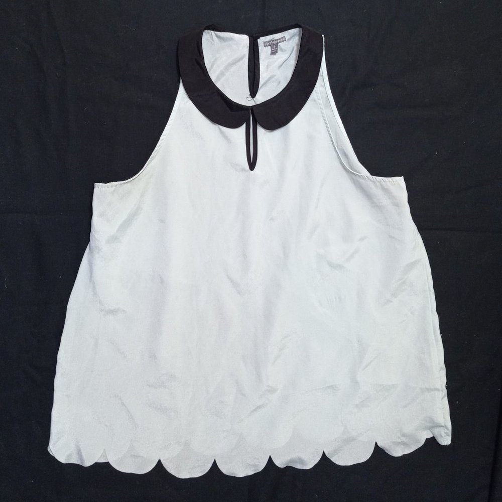 Charlotte Russ - Non-Iron Collared Sleeveless Shirt - Women - L -baby Blue